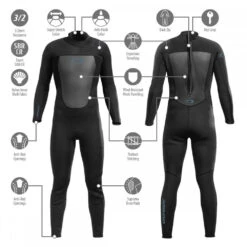 Osprey Origin 3mm Full Length Wetsuit -Outweli Camping Shop 3 4 35