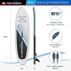 M.Y 10ft 6in Grey Paddle Board Package -Outweli Camping Shop 806 2324
