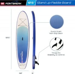 M.Y 10ft 6in Paddle Board Package - Blue -Outweli Camping Shop 808 2946