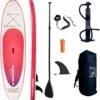 M.Y 10ft Inflatable Paddle Board Package -Pink 1 M.Y 10ft Inflatable Paddle Board Package -Pink -Outweli Camping Shop 809 2936