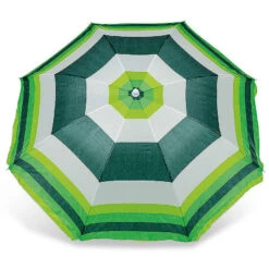 Yello Stripped Parasol 8 Yello Stripped Parasol -Outweli Camping Shop BGG1305 yello green striped parasol top