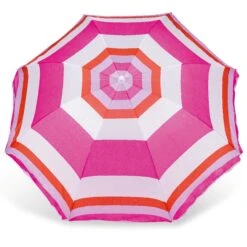Yello Stripped Parasol 9 Yello Stripped Parasol -Outweli Camping Shop BGG1305 yello pink striped parasol top