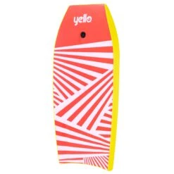 Yello 41" Slick Zig Zag Bodyboard (Yellow) -Outweli Camping Shop BGG1606 yello 41inch slick zig zag yellow 7