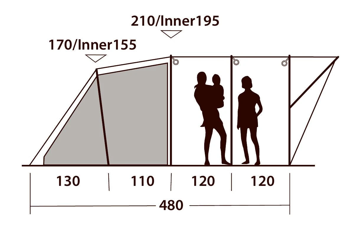 Outwell Lawndale 600 Tent 5 Outwell Lawndale 600 Tent - Image 3
