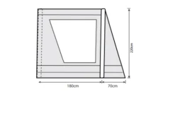 Outdoor Revolution Airedale 7SE And 9SE Front Porch Extension -Outweli Camping Shop airedale 7se 9se front porch extension floorplan 1