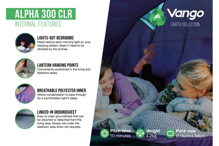 Vango Alpha 300 CLR Tent 6 Vango Alpha 300 CLR Tent - Image 4