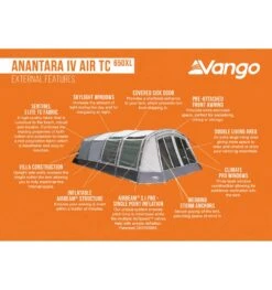 Vango Anantara IV Air TC 650XL Tent -Outweli Camping Shop anantara iv air tc 650xl 3
