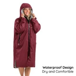 Osprey Unisex Changing Robe Maroon -Outweli Camping Shop callout 1 8