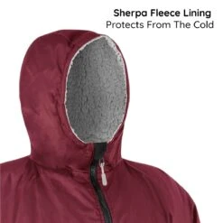 Osprey Unisex Changing Robe Maroon -Outweli Camping Shop callout 3 6