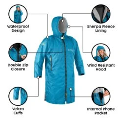 Osprey Unisex Changing Robe Teal -Outweli Camping Shop feature image 3 2