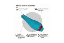 Vango Nitestar Alpha 150 Sleeping Bag - Lagoon -Outweli Camping Shop nitestar alpha 150 10