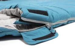 Outdoor Revolution Sun Star Double 400 Sleeping Bag - Blue Coral -Outweli Camping Shop orsb2031 sunstardouble400bc l3