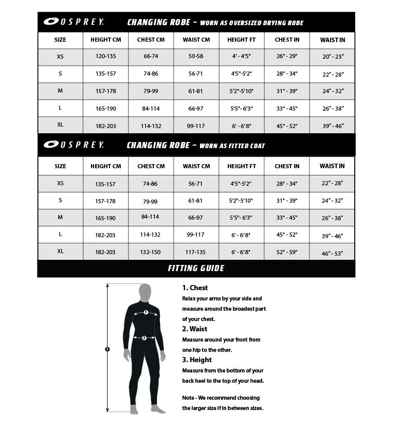 Osprey Changing Robe 4 Osprey Changing Robe - Image 2