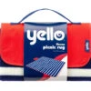 Yello Stripped Fleece Picnic Blanket -Outweli Camping Shop qqwwwefs