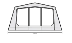 Outdoor Revolution O-zone Safari Front Porch Extension -Outweli Camping Shop safari extension floorplans 3